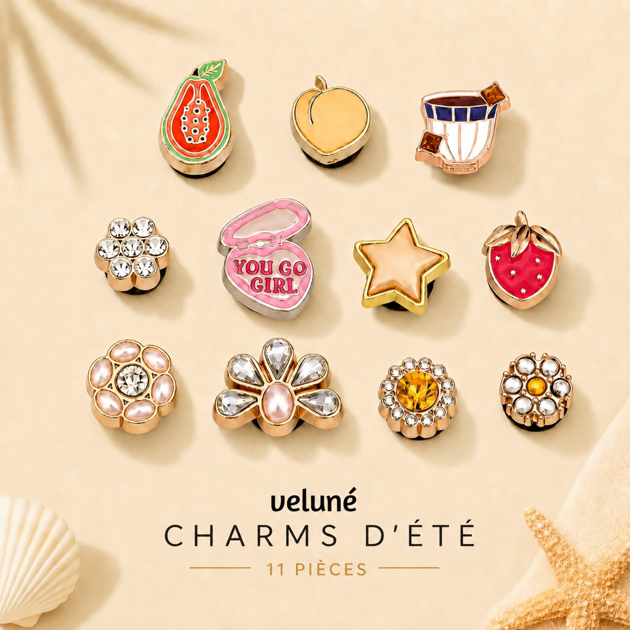 Charms d’Été – Pack d’Accessoires